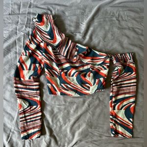 Fashion Nova One Shoulder Crop Top